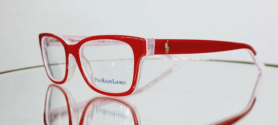 RALPH LAUREN POLO 8532 5710 Anteojos Plástico Rojo Rosa NUEVO 45-15-130 Niña Foto 2 de 4