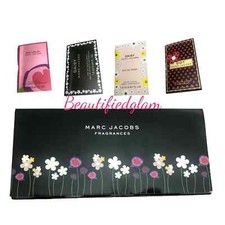 Marc Jacobs Fragrances Gift Set 4 Sample Size 1.2ml/0.04oz each, BN