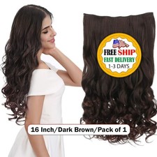 Extensiones de Cabello Natural con Hilo Invisible Clip Pelo Humano Recta Rizada