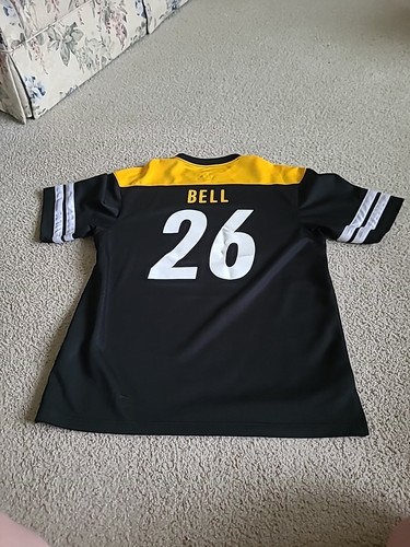 Nice Majestic Pittsburgh Steelers Leveon Bell #26 Size L Jersey T Shirt - Picture 3 of 3