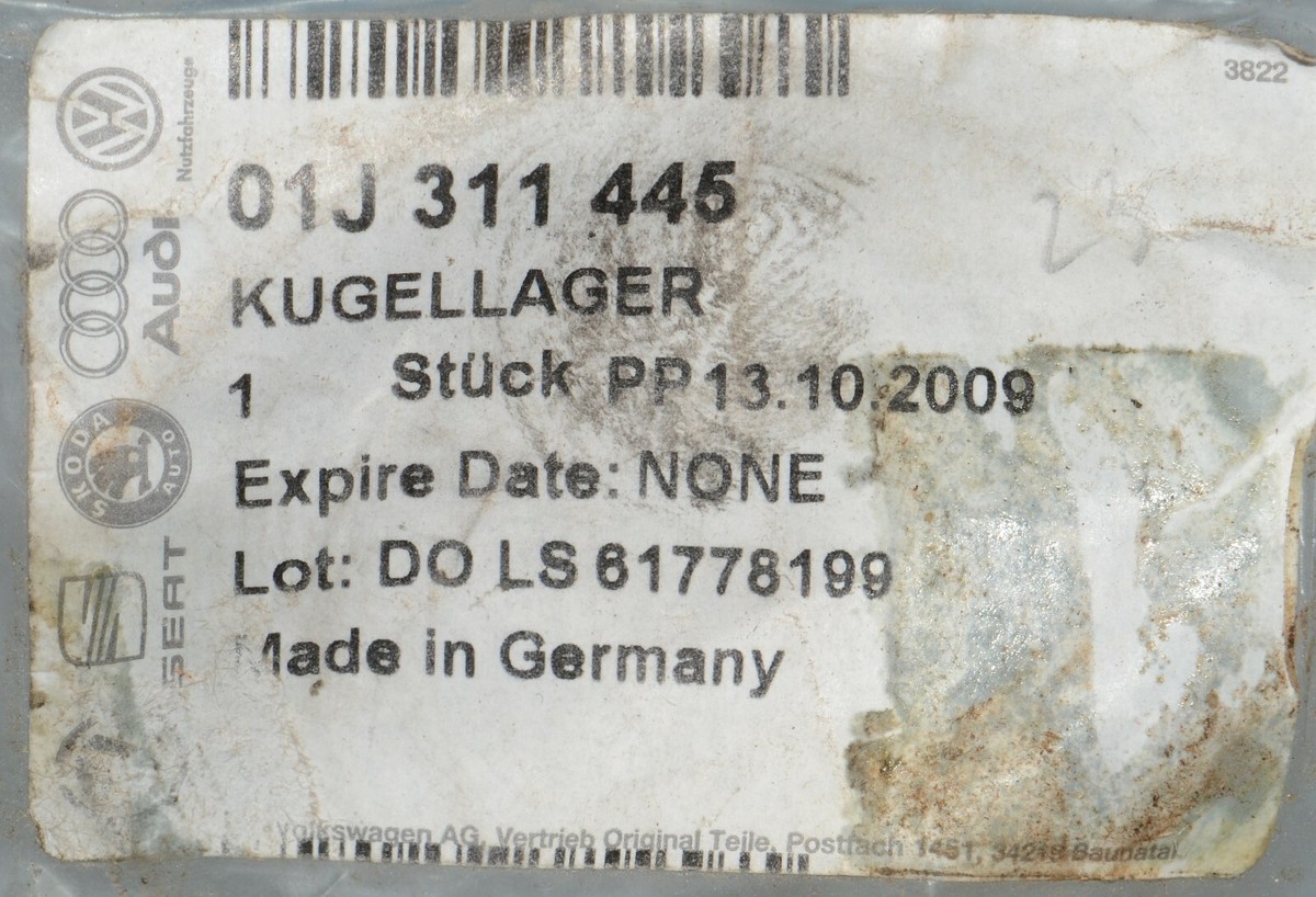 Genuine Audi A4 A6 A8 Automatic Transmission Grooved Ball Bearing  