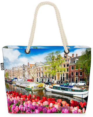 VOID Tasche Amstel Kanal Amsterdam Tulpen Grachten Hausboot Holland