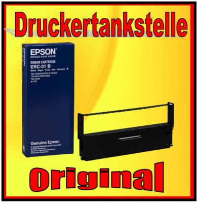 10x original Farbband EPSON ERC-31B S015369 TM H5000 II P U590 TM TM-930 NEU OVP