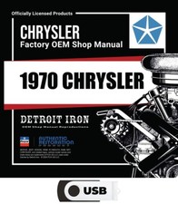 1970 Chrysler Factory Oem Shop Manuals On Usb