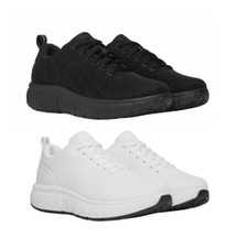 NWT Kirkland Signature Men's Comfort Walker White Black Sizes 8-14 80 2SH004