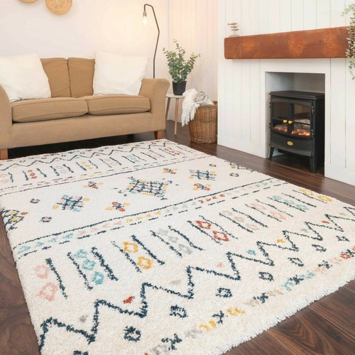 Deep Shaggy Moroccan Rugs Lose Your Feet Thick Bedroom Area Rug Narrow Hall Rug - Picture 50 of 73