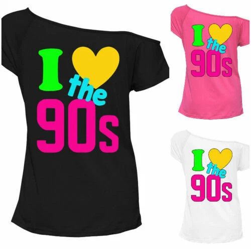 Women I Love The 80s Short Sleeve Multi Face Print T Shirt - Foto 2