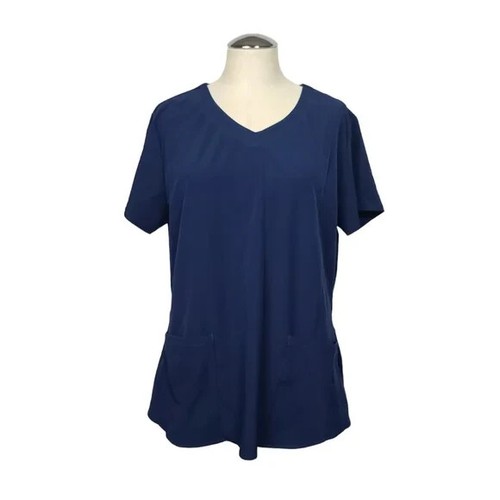 Skechers Blau Kurzarm Scrub Top L