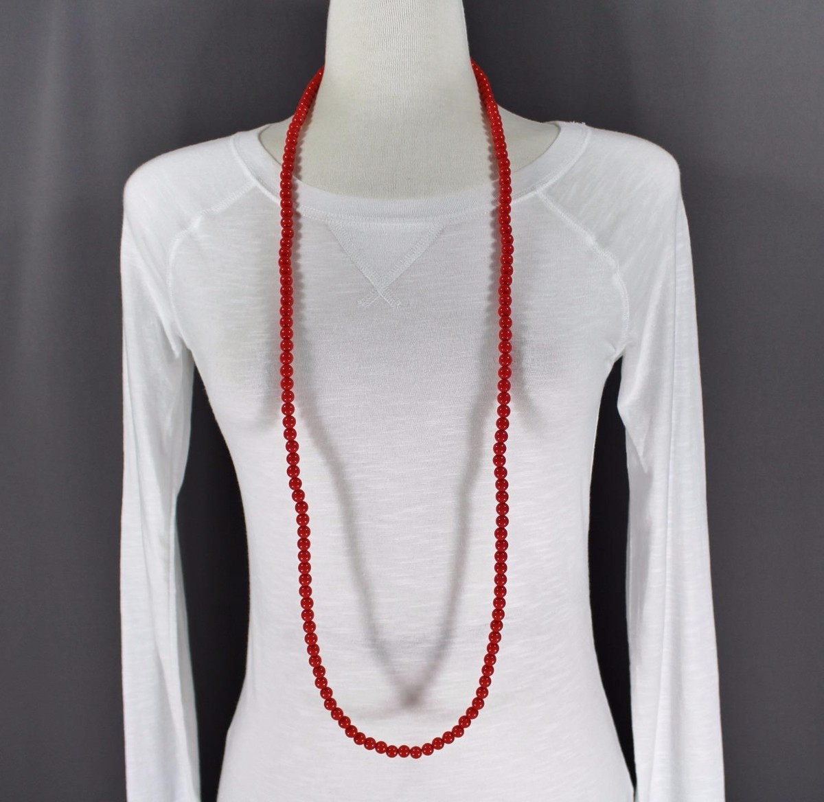 【新品】BIG SYNTHETIC RESIN BEADS NECKLACE BIG SYNTHETIC RESIN BEADS NECKLACE – m's braque