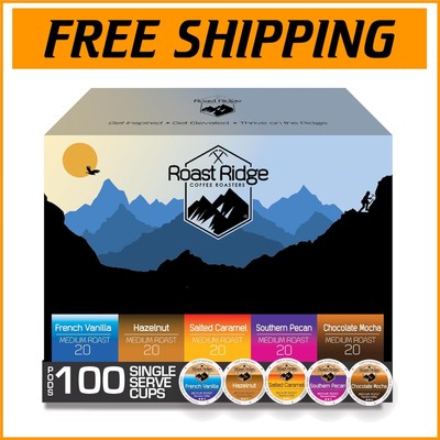 Ultimate 100-Count Flavored Coffee Pods - Enjoy Five Delicious K-Cup Varieties