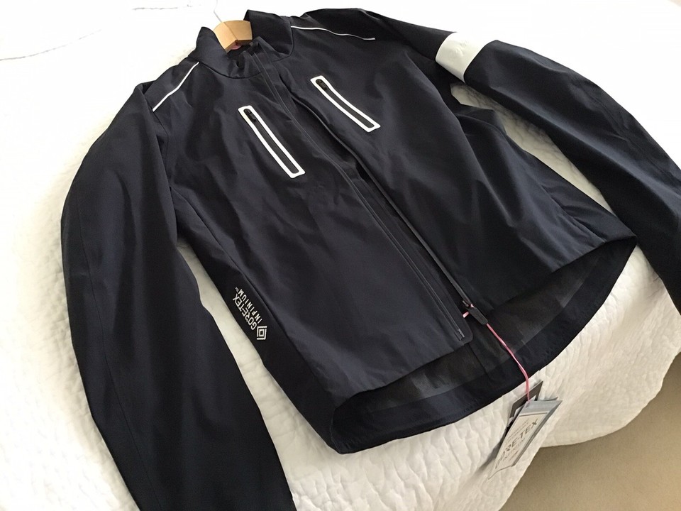 Rapha CLASSIC GORETEX New Mens Winter Jacket Black/White BNWT Size M