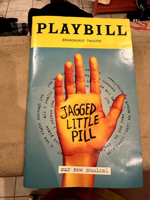 JAGGED LITTLE PILL PLAYBILL 2019 KATHRYN GALLAGHER, LAUREN PATTEN