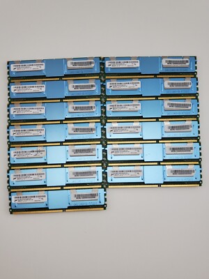 Lot of 13 MT18RTF25672FDZ-667 Micron 2GB Memory Module