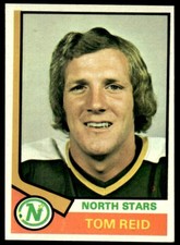 1974-75 TOPPS HOCKEY  Tom Reid Minnesota North Stars #52