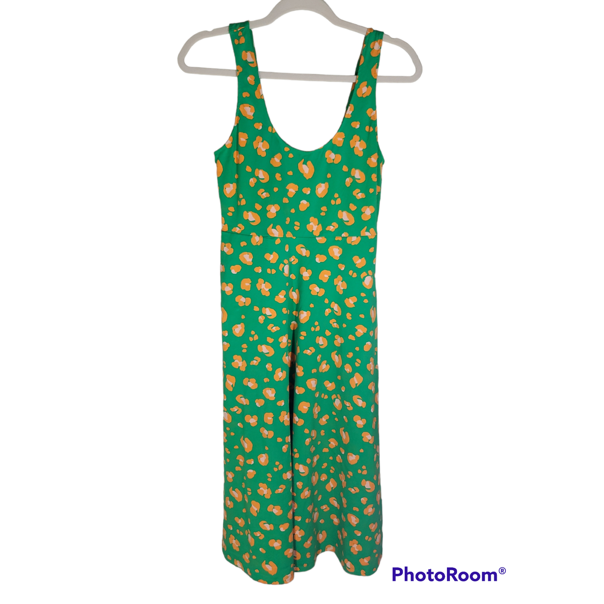 Tabitha Brown for Target | Green & Orange Cheetah Print Sundress | Size  Small | eBay