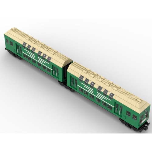 MOCABLOCK German Doppelstockwagen Train Car Wagon 1544 Pieces MOC Build - Picture 2 of 5