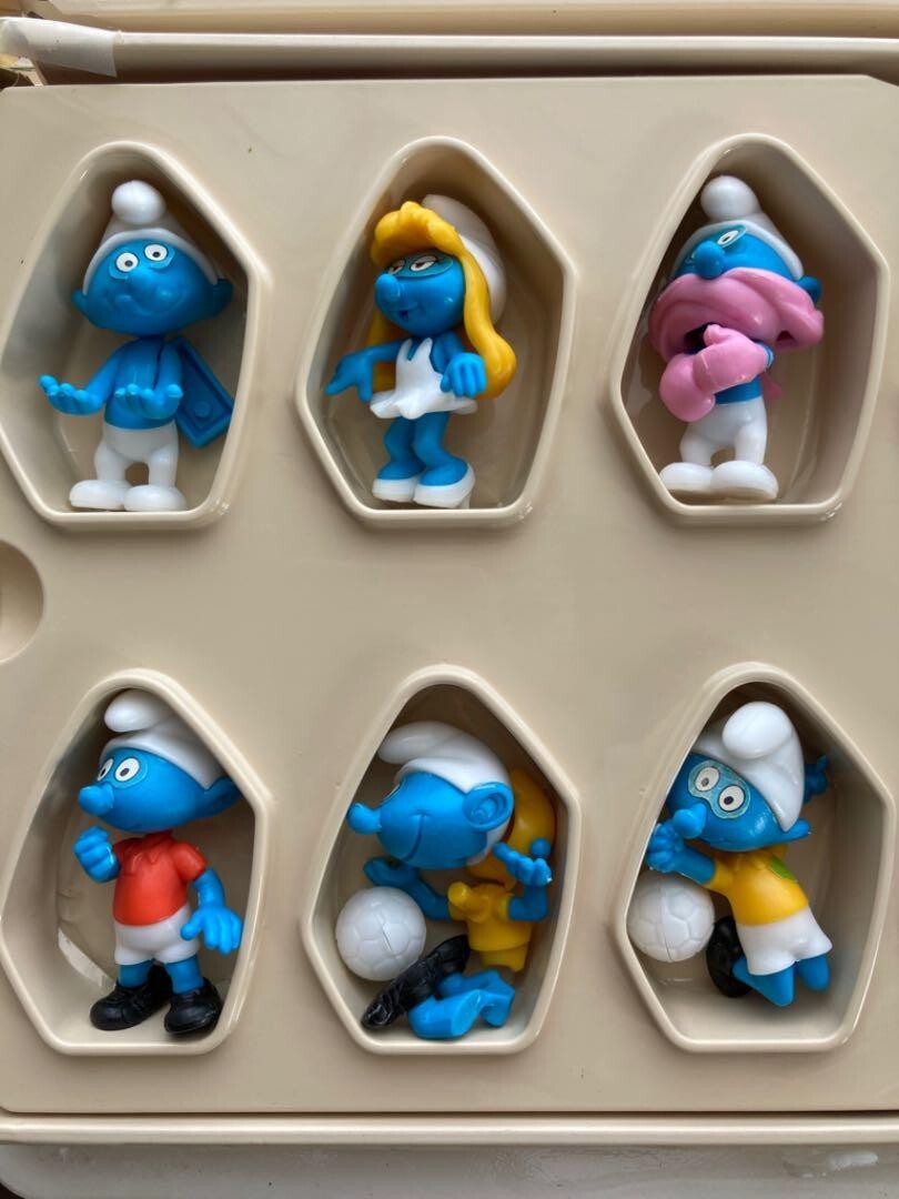 クリプト・キーパー 1996 壁掛け フィギュア 90s Vintage 1990 The Smurfs Kinder Surprise Play Set Figures Toy