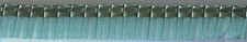 1 1/2" MINT GREEN BOXED PLEATED ORGANZA SATIN RUFFLE TRIM 25 YARDS