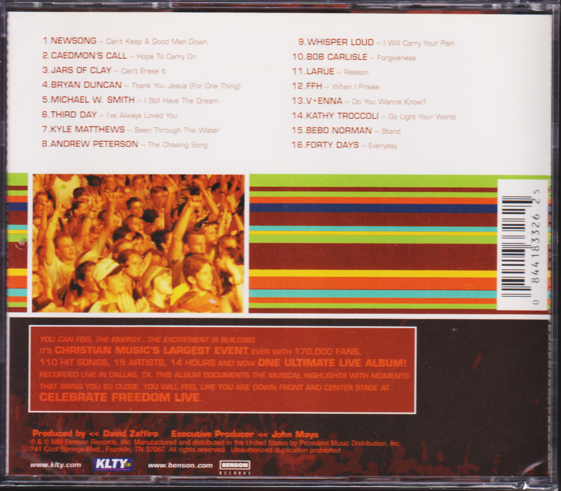 Various Artists: Klty Presents: Celebrate Freedom Live (2000) *New