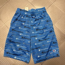 Champion Boys Blue Basketball Shorts Athletic Shorts Size Medium