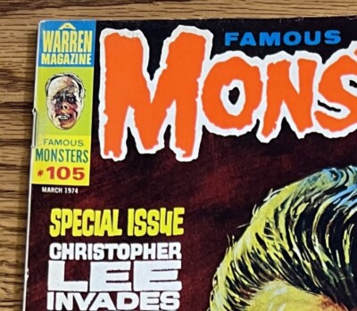 洋書 Famous Monsters of Filmland No. 105 Famous Monsters of Filmland #105 (Christopher Lee, Abbott
