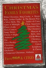 Christmas Family Favorites Citgo Various Cassette 1992 ELVIS Bing Crosby Alabama