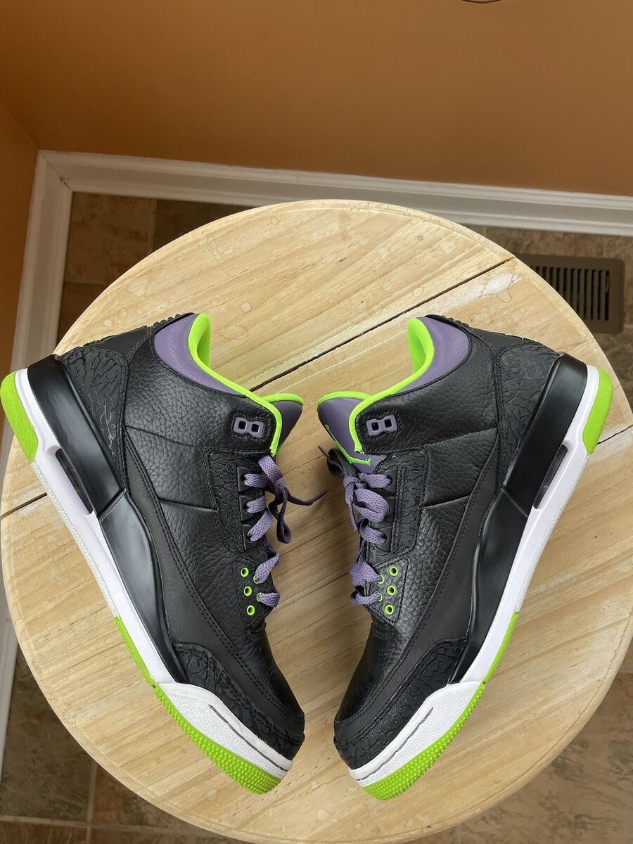 Nike Air Jordan 3 III Retro Joker Electric Green 2013 Men's Nike Air Jordan 3 III Retro Joker Electric Green 2013 Men's
