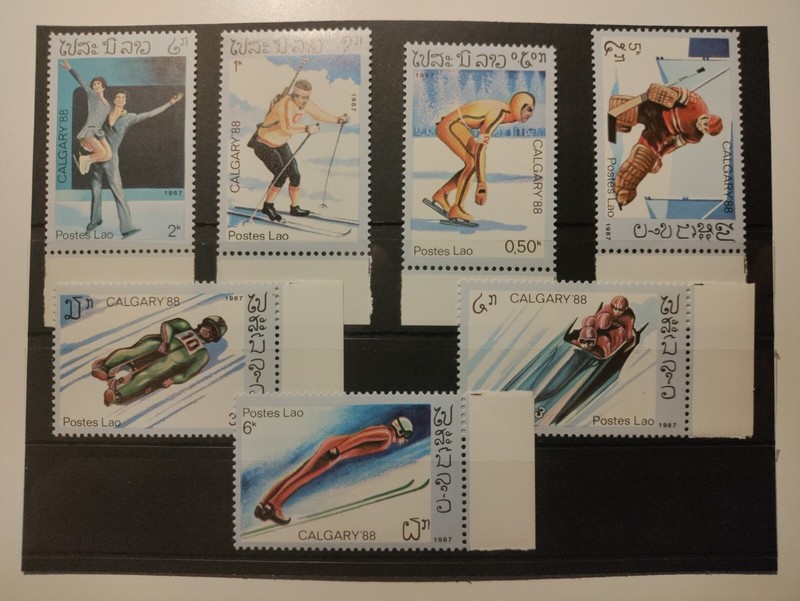 1987 Laos Stamps(Olympics-Calgary'88),MNH,OG