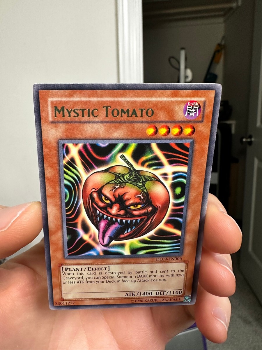 Yugioh Mystic Tomato DL09-EN006 Duelist League Rare GREEN NM | eBay