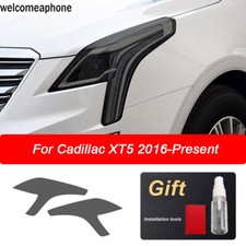 Pre-cut Headlights Smoke Paint Protection Vinyl Tint Wrap Film For Cadillac XT5