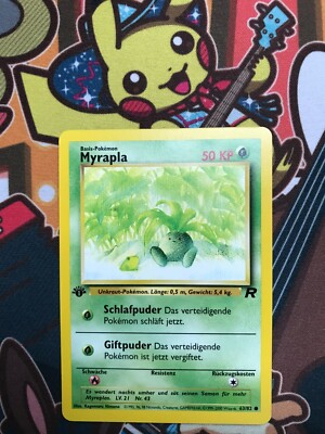 Myrapla 1. Edition 63/82 Team Rocket deutsch Pokemon Karten NM