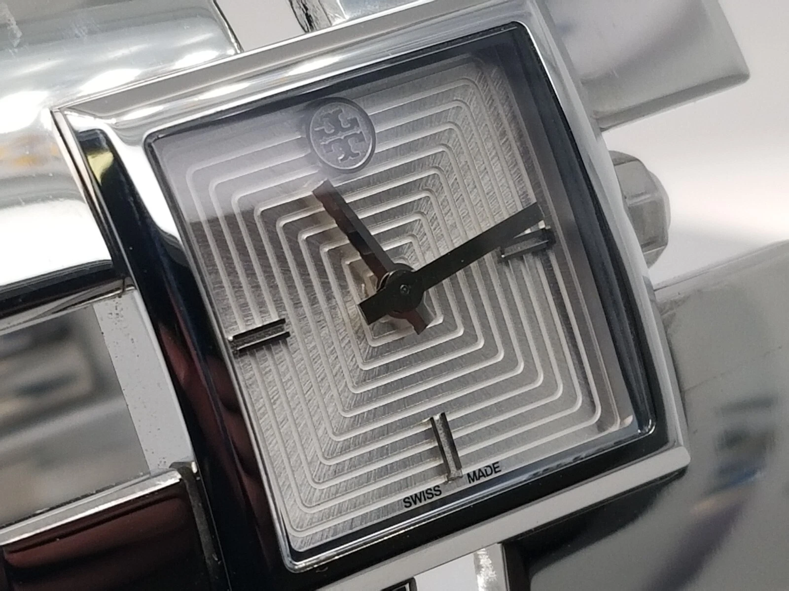 Orologio Tory Burch Sawyer TRB5004 Tono Argento *per Parti o Riparazioni*