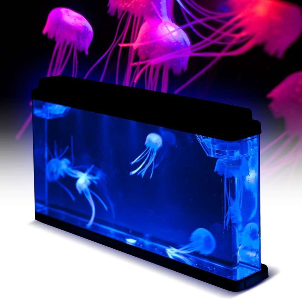 Deluxe LED Light Glowing Jellyfish Aquarium Fish PetsTank Household Home Deluxe LED Light Glowing Jellyfish Aquarium Fish PetsTank Household Home