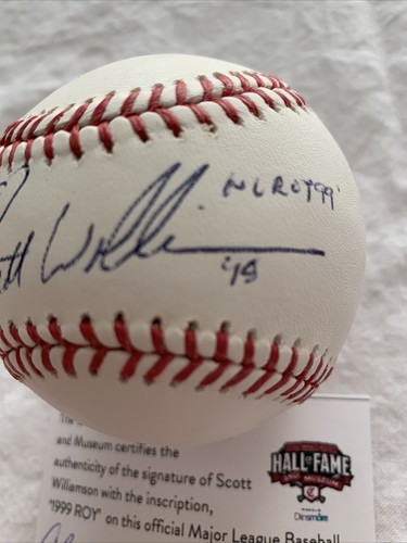 Scott Williamson 1999 NL ROY OMLB signed auto Baseball Reds WS Champion B - Picture 3 of 5