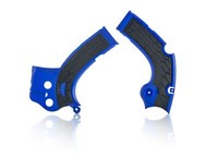 Acerbis X-Grip Rahmenprotektor-Set Blau FüR Yamaha WR 450 F 2016-2018