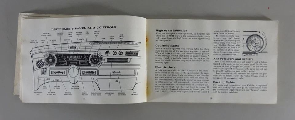 Manuale Dell'Owner / Manuale Cadillac De Ville / Fleetwood / Calais Del 1965 - Immagine 2 di 2