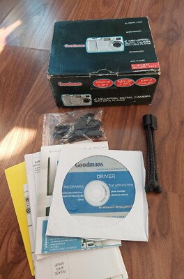 Goodmans G-Shot 2025 TFT Digital Camera Box Plus Accessories Only No Camera  19