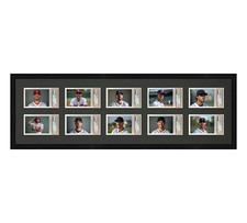 PSA Graded Card Frame Display Holds (10) Slabs Baseball, UV Protection optional