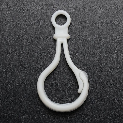 10 Pcs Bulb Shaped Plastic Lobsters Key Chain Clasps Findings Snap Multi Colors - Picture 4 of 11