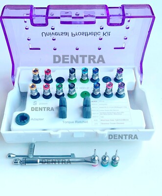 Zahnprothese Implantat Universal Treiber & Drehmomentschlüssel Kit Neu CE