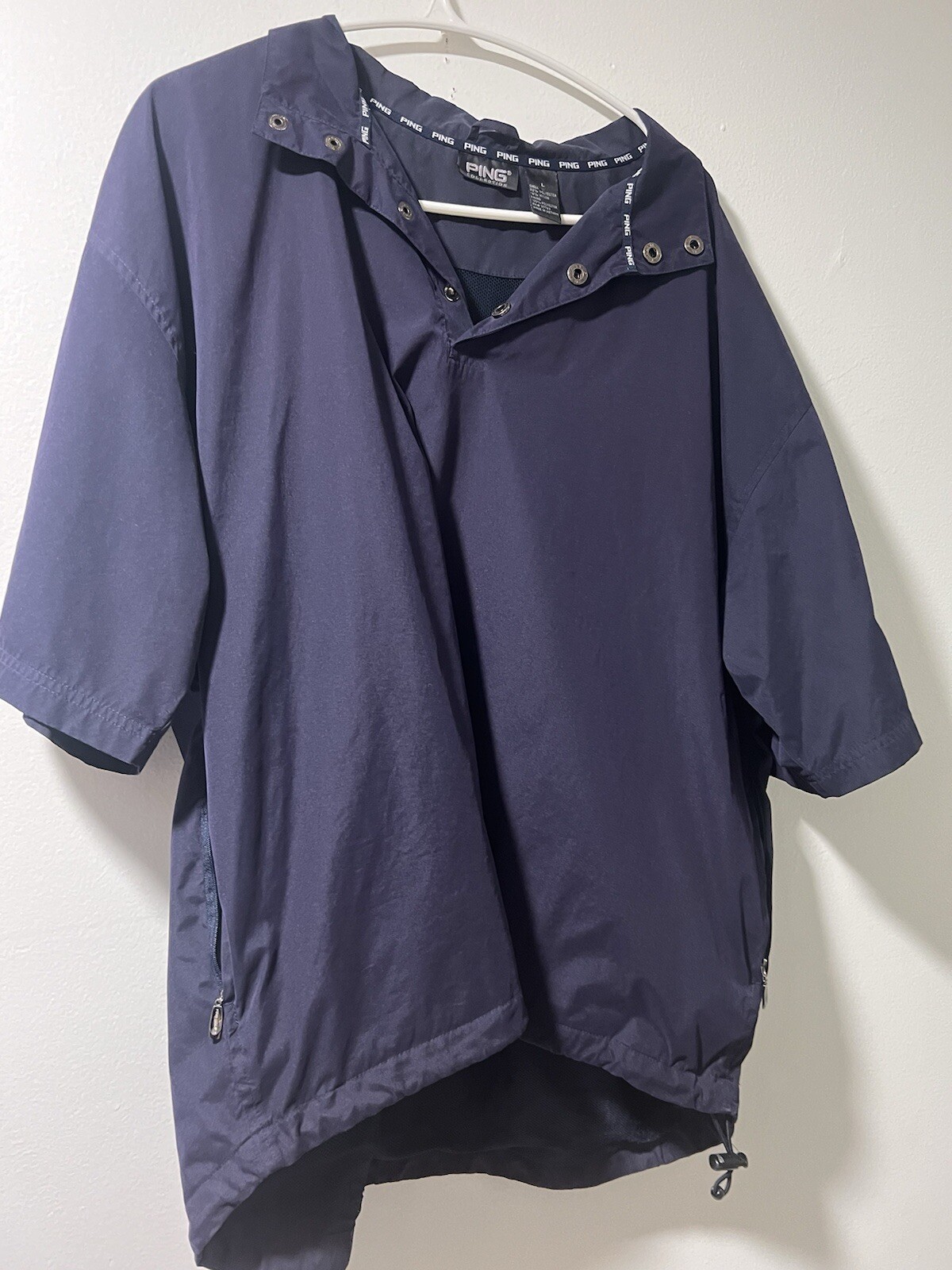 Ping Collection Pullover Short Sleeve Jacket Wind… - image 1