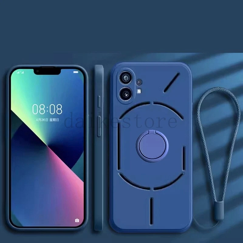 Phone Case For Nothing Phone 1 2 2A Silicone Case Soft Cover With Ring Holder