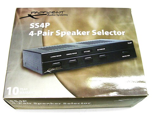 Proficient SS4P 4-Pair Speaker Selector 