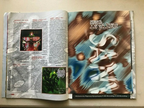 Metal Invader Magazine Greece #5 GAMMA RAY KAI HANSEN SODOM SANVOISEN DIMMU 1997 - Picture 2 of 2
