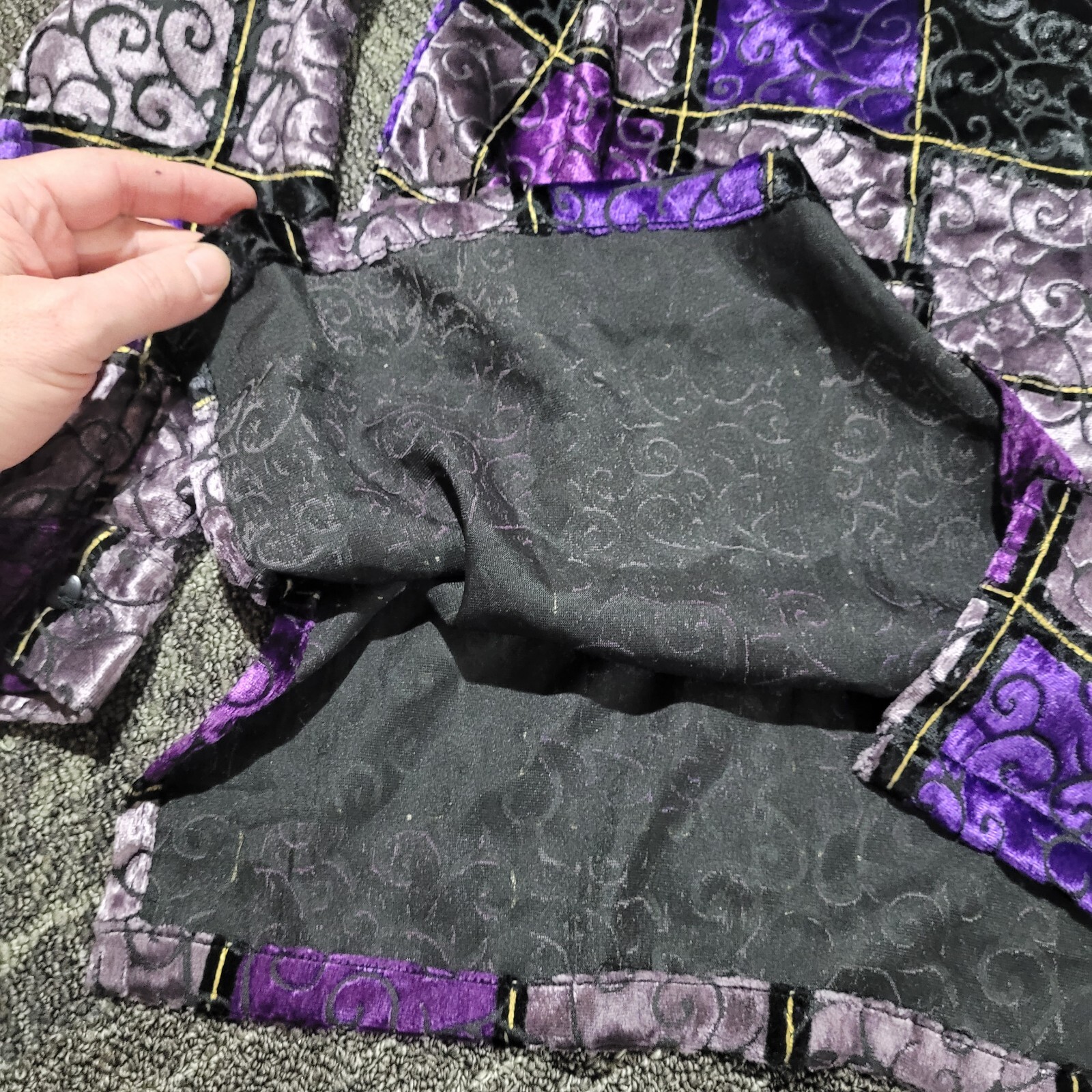 VTG 1990s Brownstone Studio Patchwork Embroidered… - image 6