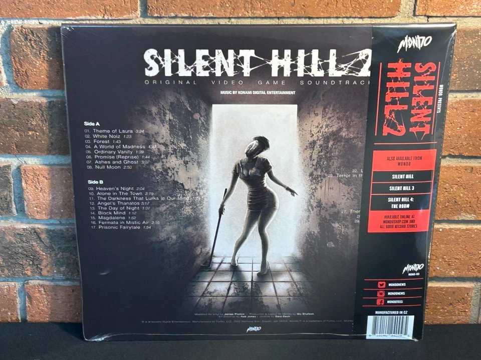 SILENT HILL 2 - Soundtrack, Limited 2LP 140G COLORED VINYL Gatefold + OBI Sealed - Image 3 of 4