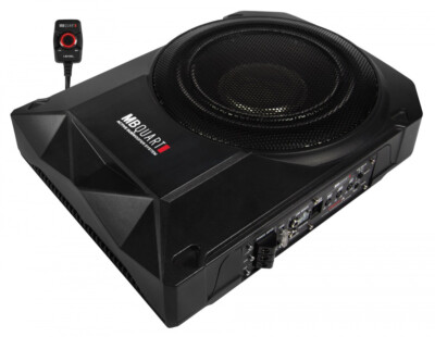 MB-Quart QB251A Aktiv Subwoofer Untersitz flach 25cm Bass mit Fernbedienung
