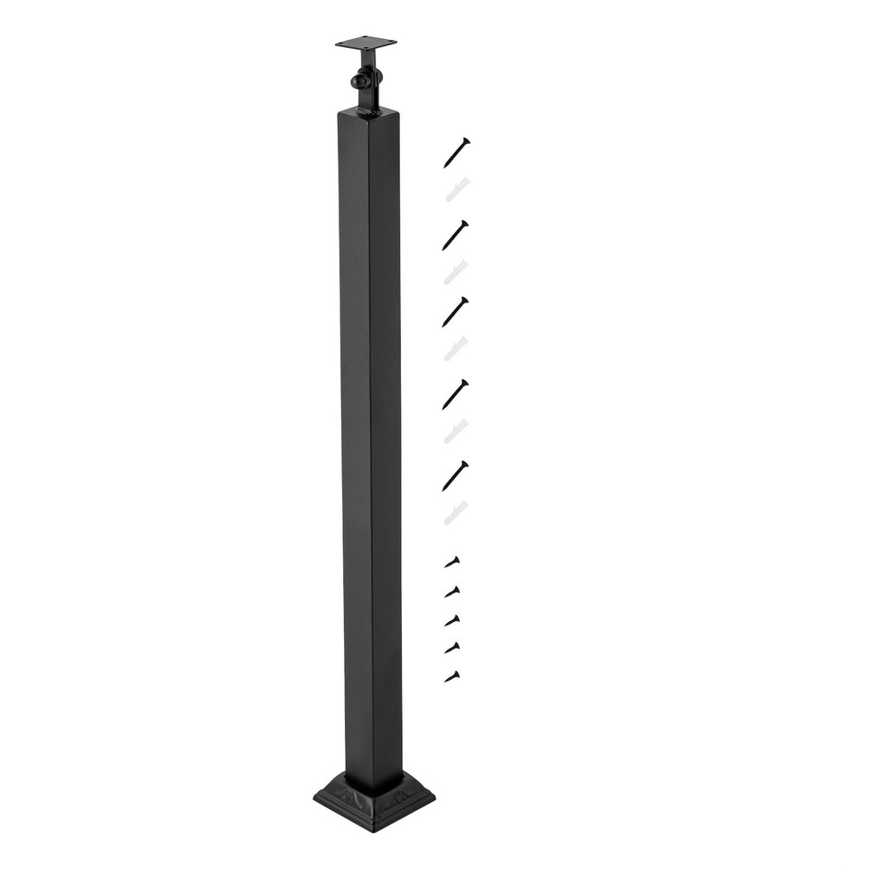 Metal Stair Railing Handrail Porch Deck Patio Railing 75cm For Balcony ...