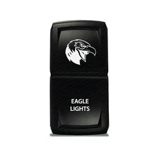 CH4x4 Rocker Switch V2  Eagle Lights Symbol 2 - Green  LED