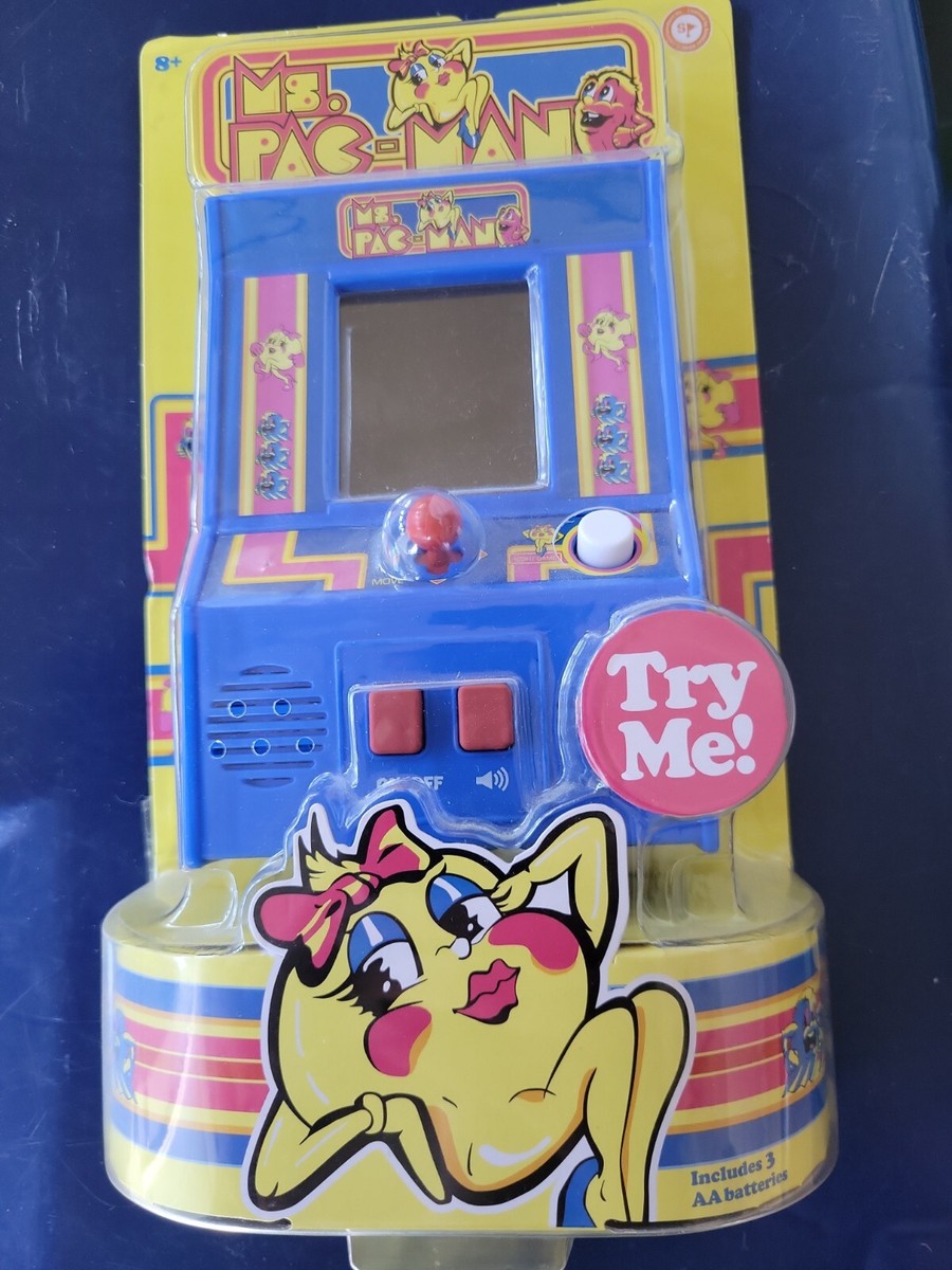 Basic Fun Arcade Classics Ms Pac-Man Retro Mini Arcade Game